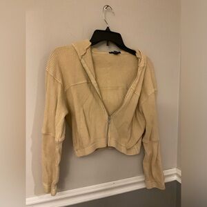 Forever 21 Size Small Zip up Cropped Hoodie